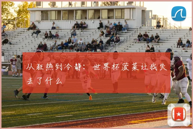 从狂热到冷静：世界杯菠菜让我失去了什么